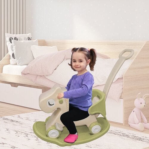 Детская качалка с ручкой Kampfer Dream Horse оливковый 11896₽