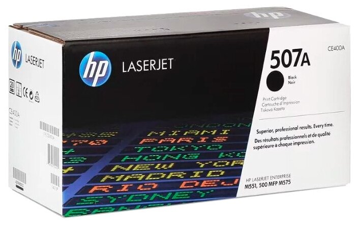 Картридж HP CE400A черный, № 507A