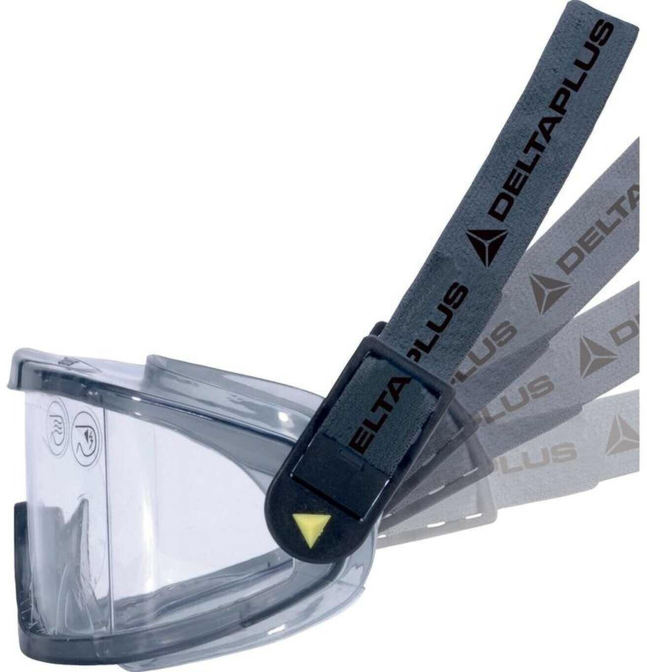 Закрытые защитные затемненные очки Delta Plus - фото №6