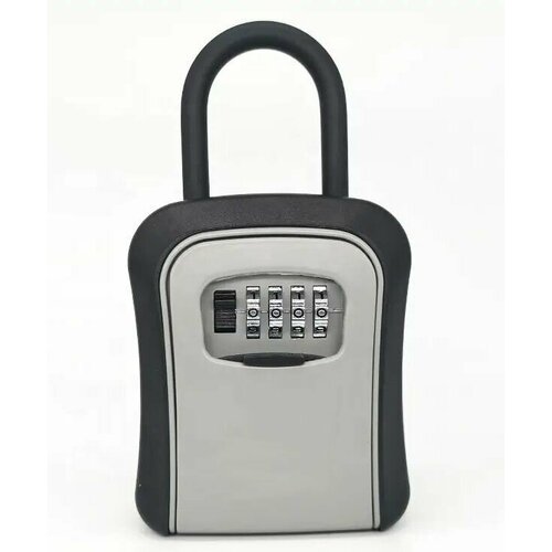 Навесной сейф с 4-значным кодом замок яцик для ключей серый 1990₽