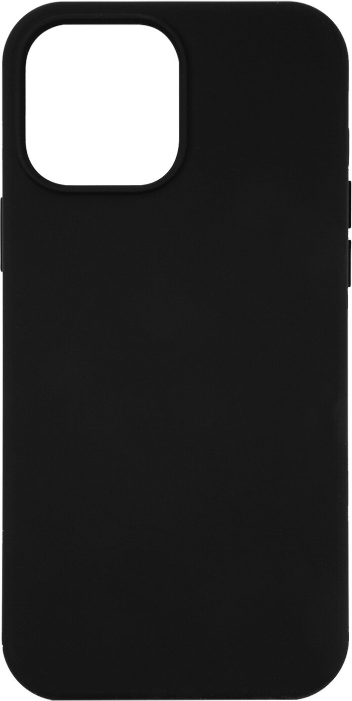 Чехол накладка UNBROKE liquid silicone case MagSafe support для iPhone 13 Pro Max, черная - фото №2