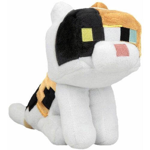 Мягкая игрушка ситцевый кот из Майнкрафт 23 см мягкая игрушка кот оцелот желтый кот из майнкрафт