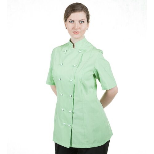 Китель женский APPLE салатовый размер 48/куртка повара/рубашка рабочая/униформа поварская
