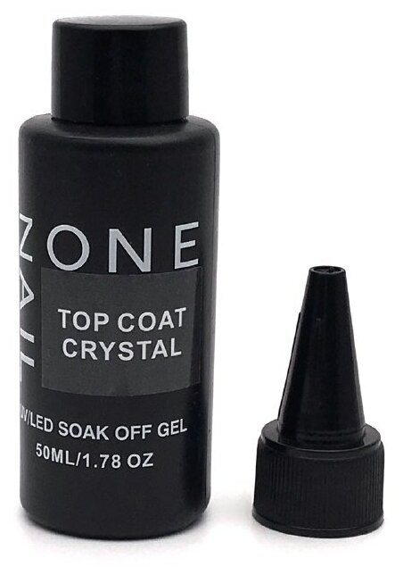 Onenail top coat crystal (бутылка) 50ml.