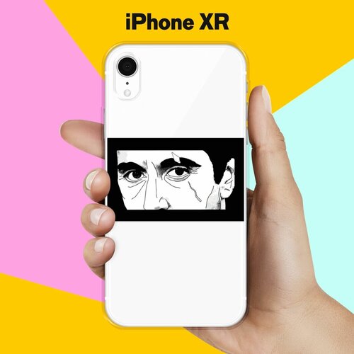 Силиконовый чехол на Apple iPhone XR Шрам / для Эпл Айфон Икс Р