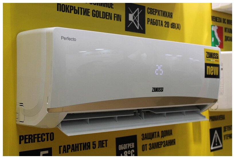 Инверторная сплит-система Zanussi "Perfecto ZACS/I-18 HPF/A22/N8" 4.6 кВт - фотография № 9