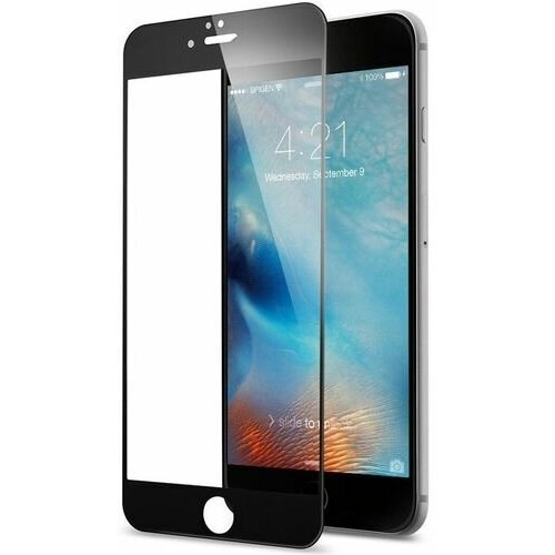 Защитное стекло противоударное 3D для iPhone 6+ Plus / 6S Plus в рамке Full Frame Черное aaa lcd for iphone 6s plus lcd full assembly complete with 3d touch screen replacement display for iphone 6s plus lcd camera