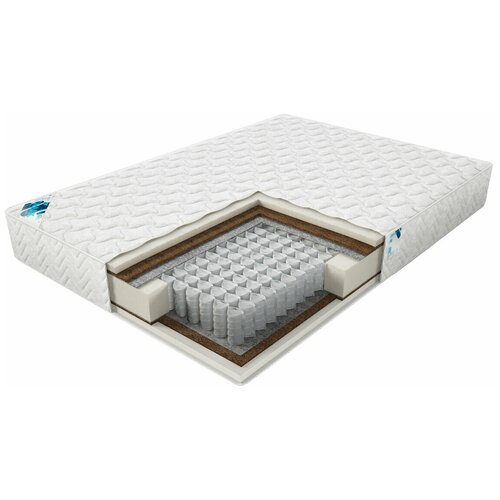 фото Матрас dimax ок медиум лайт, 155x200 см, пружинный, белый