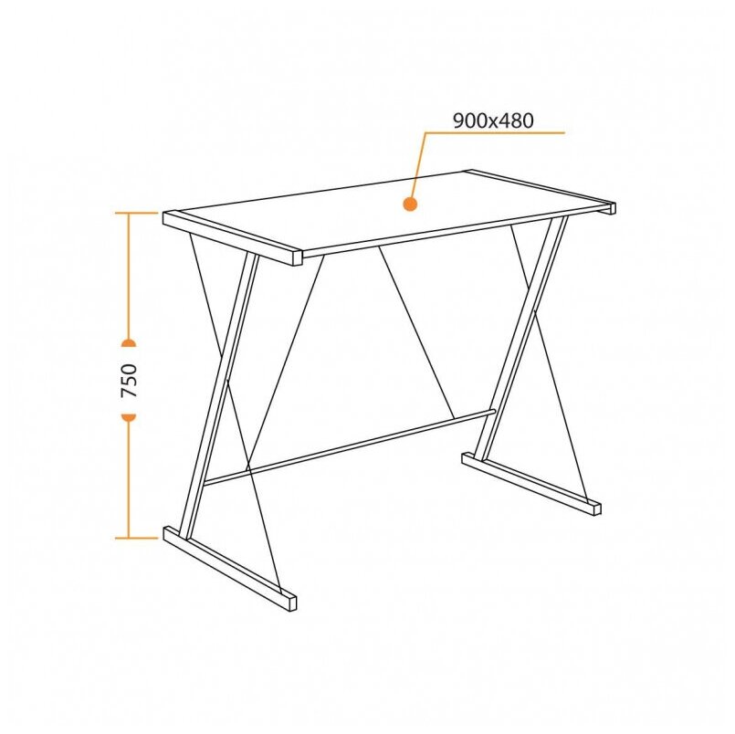 Стол компьютерный WD-09 Tetchair 15259 (DK) - фото №8