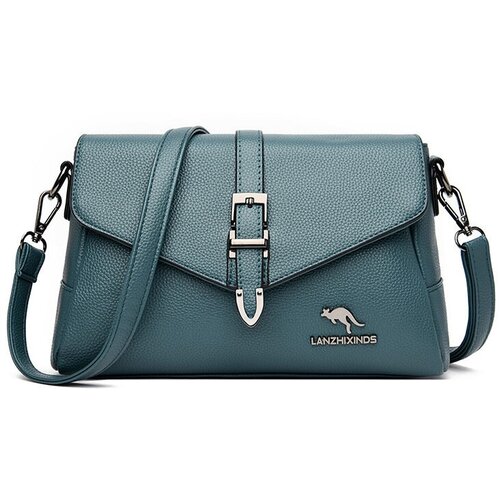 Сумка  кросс-боди , фактура матовая, синий