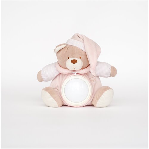 Ночник - Мишка Ми (светодиодная лампа и колыбельная мелодия) Розовый