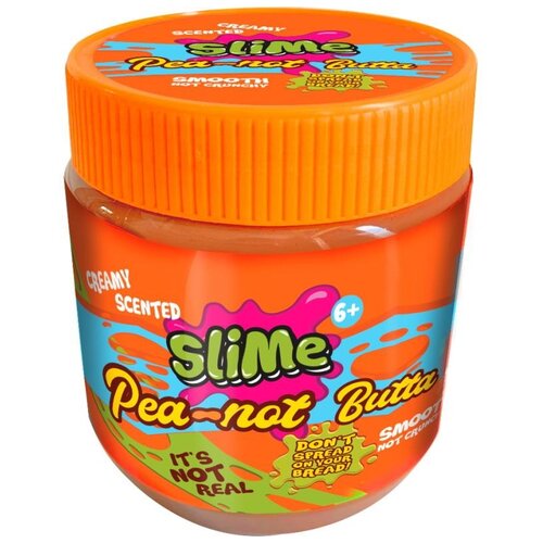 Слайм Junfa Жвачка для рук Pea-Not Batta slime Арахисовое масло, цвет терракотовый