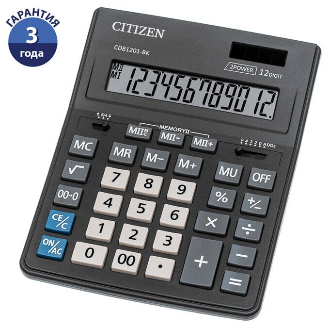 Калькулятор бухгалтерский CITIZEN SDC-444X