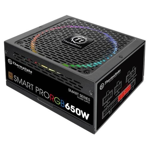 фото Блок питания 650w thermaltake smart pro rgb (ps-spr-0650fpcbeu-r)