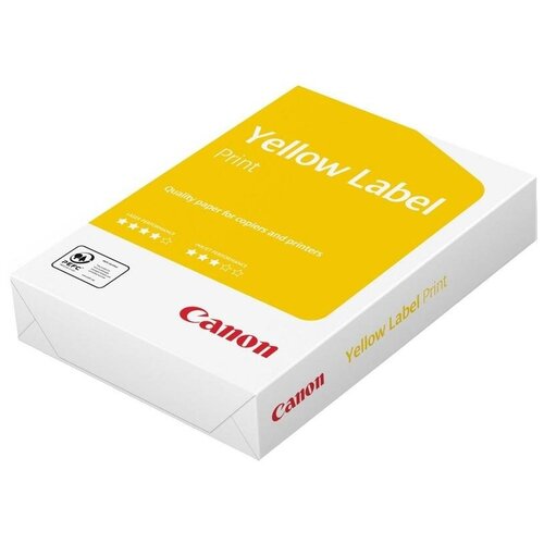 Бумага Canon A4 Yellow Label Print 80 г/м², 500 л, белый бумага canon yellow label print а4 марка с 80 г кв м 500 л