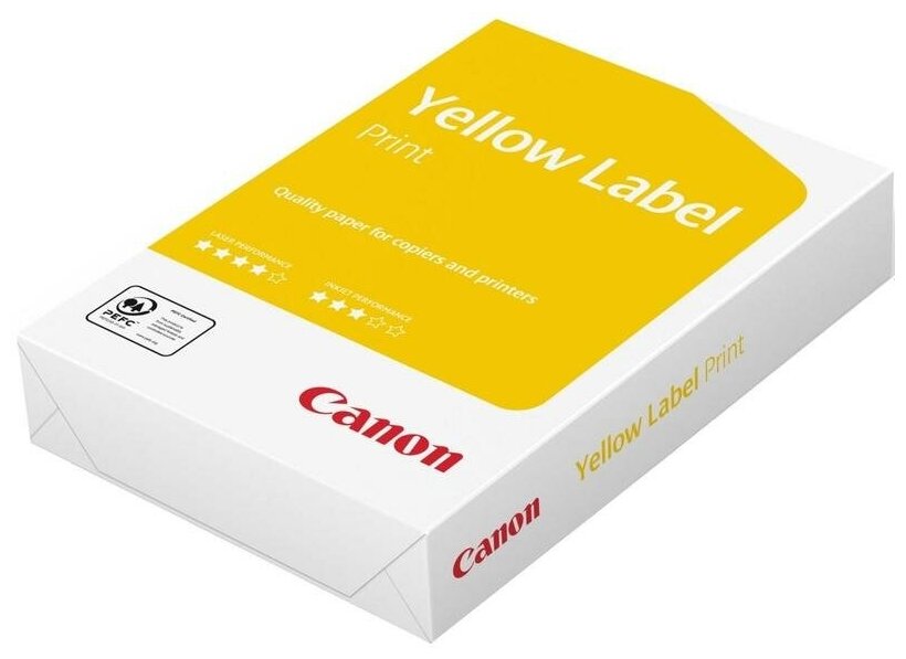 Бумага Canon Yellow Label Print (А4, марка С, 80 г/кв. м, (500 листов)