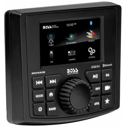 Магнитола Boss Audio MGV520B 60Wx4 USBAUXFMBluetooth цветной дисплей Темный 3390000₽