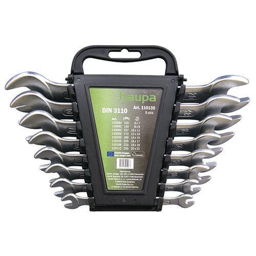 фото "набор двусторонних гаечных ключей, 12 шт. 110132" haupa