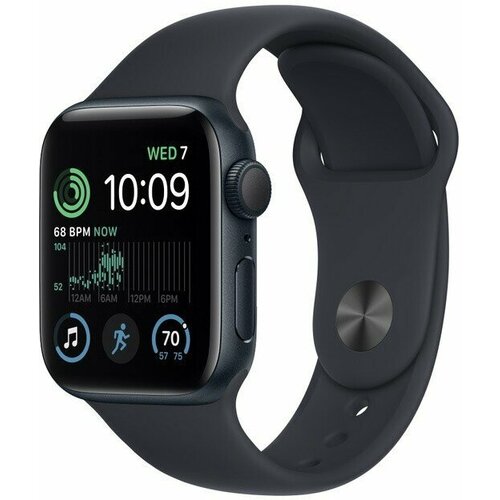 Умные часы Apple Watch SE 2 40mm Midnight Aluminum Case with Midnight Sport Band ML MNT83LLA 2982000₽