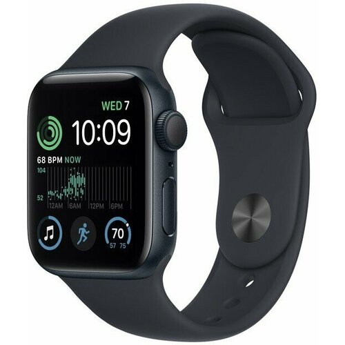 Умные часы Apple Watch SE 2 40mm Midnight Aluminum Case with Midnight Sport Band M/L (MNT83LL/A)