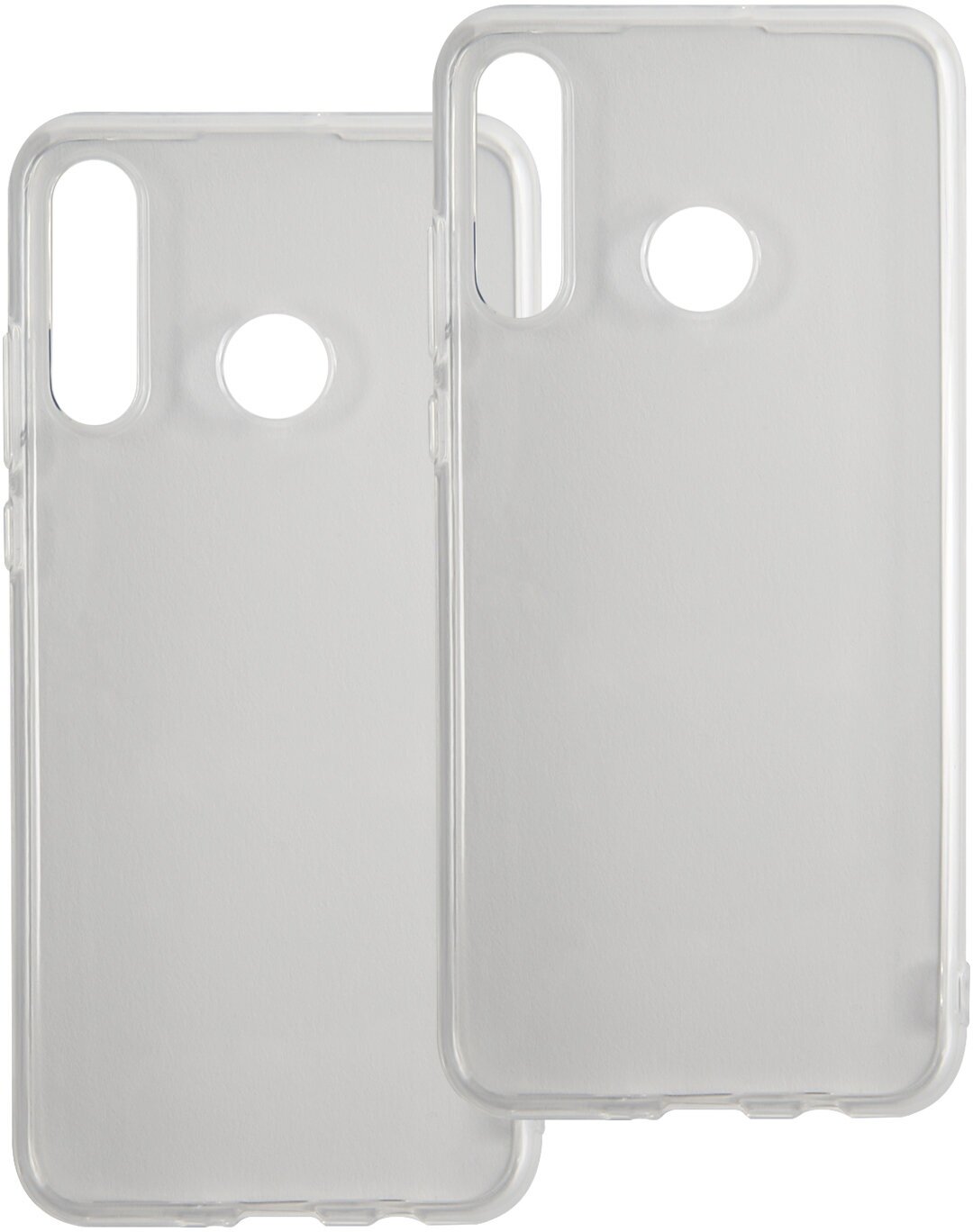 Накладка на Huawei Honor 20s/Силиконовый чехол для телефона Хуавей Хонор 20с/Бампер/Защита от царапин/Защитный чехол прозрачный, 2 шт.