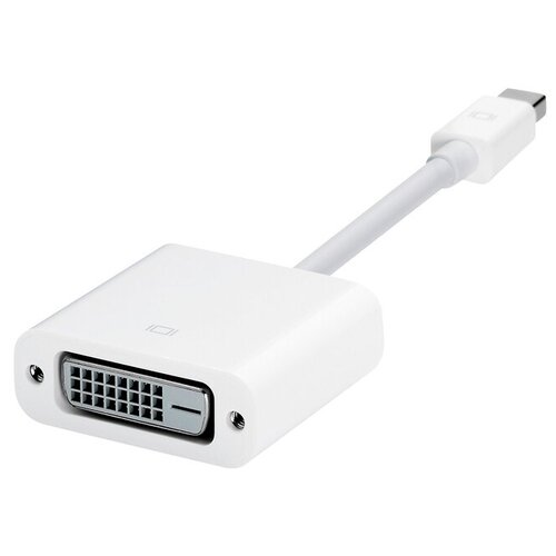 Переходник/адаптер Apple DVI-D - mini Display Port, белый переходник адаптер apple micro dvi svideo composite mb202g a белый