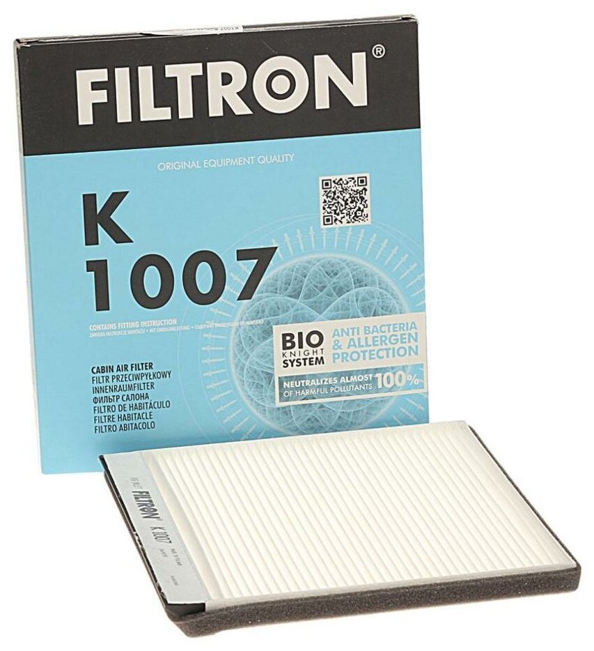 [K1007] Filtron Фильтр Салона Filtron арт. K1007