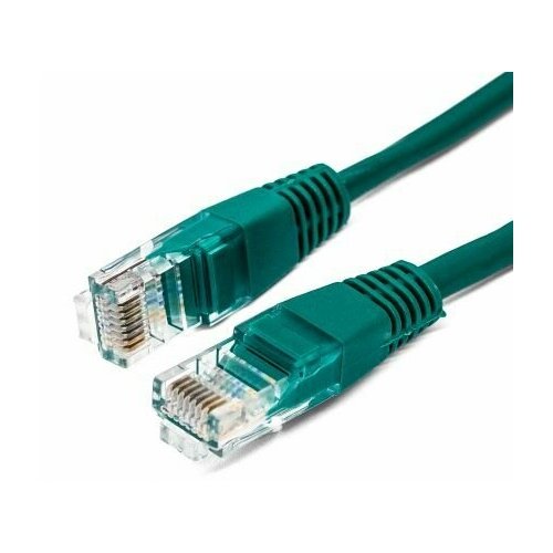 кабель патч корд u utp 5e кат 2м filum fl u5 2m bk 26awg 7x0 16 мм омедненный алюминий cca pvc чёрный Патч-корд U/UTP 5e кат. 2м Filum FL-U5-2M-G, кабель для интернета, 26AWG(7x0.16 мм), омедненный алюминий (CCA), PVC, зелёный