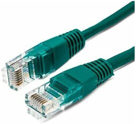 Патч-корд U/UTP 5e кат. 2м Filum FL-U5-2M-G, кабель для интернета, 26AWG(7x0.16 мм), омедненный алюминий (CCA), PVC, зелёный