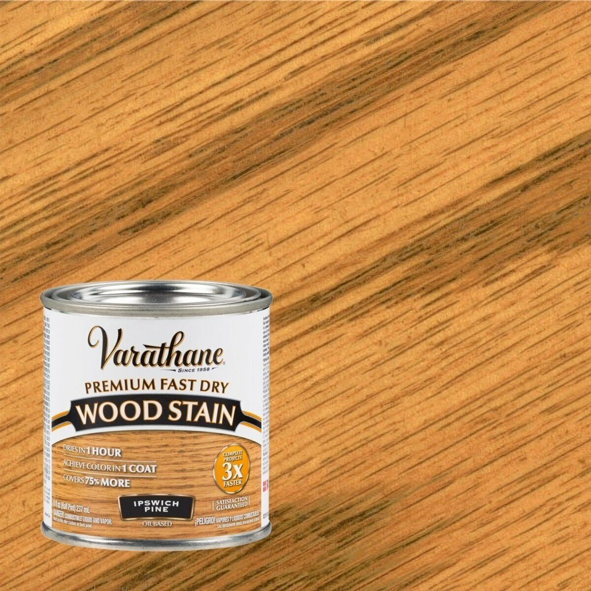 Быстросохнущая морилка на масляной основе Varathane Fast Dry Wood Stain 236 мл Ипсвическая Сосна 262031