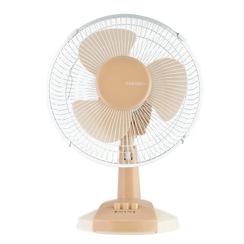 Вентилятор настольный Centek CT5006 25 Вт D27 см цвет бежевый 298500₽