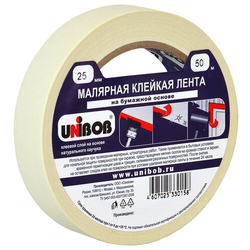 UNIBOB 28135, 25 мм x 50 м