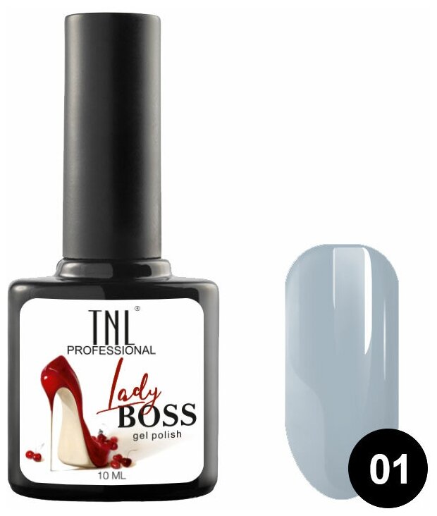 Гель-лак №01 Lady Boss 10 мл, TNL