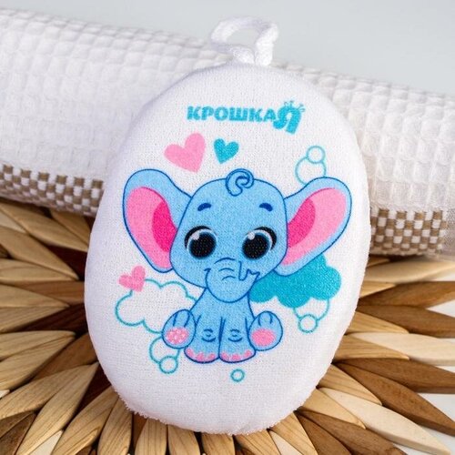 Мочалка детская махровая Слоник 312₽