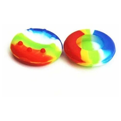 2 шт силиконовые антискользящие накладки на стики для джойстика Xbox PS3 PS4 разноцветные 19500₽