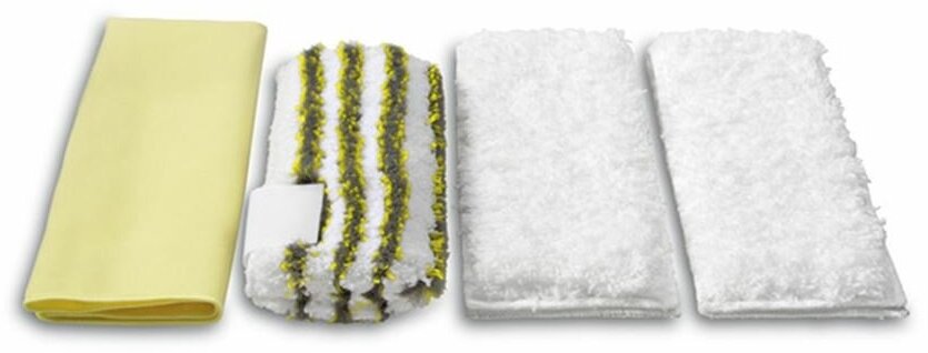 Комплект микроволоконных салфеток для ванной для пароочистителей SC, DE Karcher