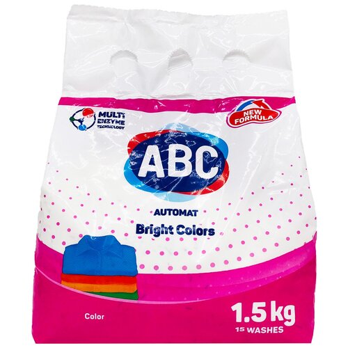 Стиральный порошок ABC Color 1,5кг.