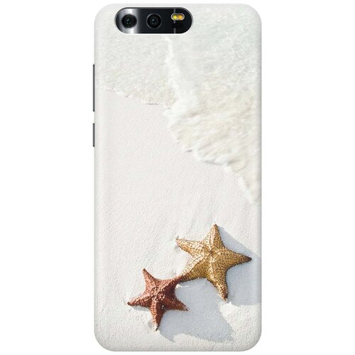 фото Gosso ультратонкий силиконовый чехол-накладка для honor 9 с принтом "две морские звезды"