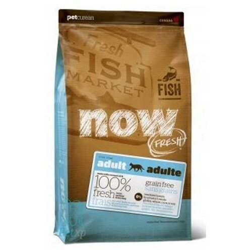 Сухой корм для кошек NOW FRESH беззерновой, при чувствительном пищеварении, с рыбой 1.36 кг (мини-филе)