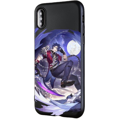 Силиконовый чехол Mcover для Apple iPhone X / iPhone XS Honkai Impact, Сампо силиконовый чехол mcover для apple iphone xs max honkai impact наташа