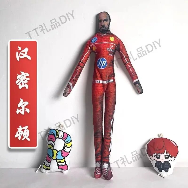 Мягкая игрушка гонщик, красный, 2