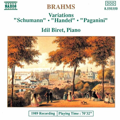 Brahms - Variations Opp. 9, 24 And 35- Naxos CD Deu ( Компакт-диск 1шт) brahms motets phillipe herreweghe la chapelle royale 1983 harmonia mundi cd deu компакт диск 1шт