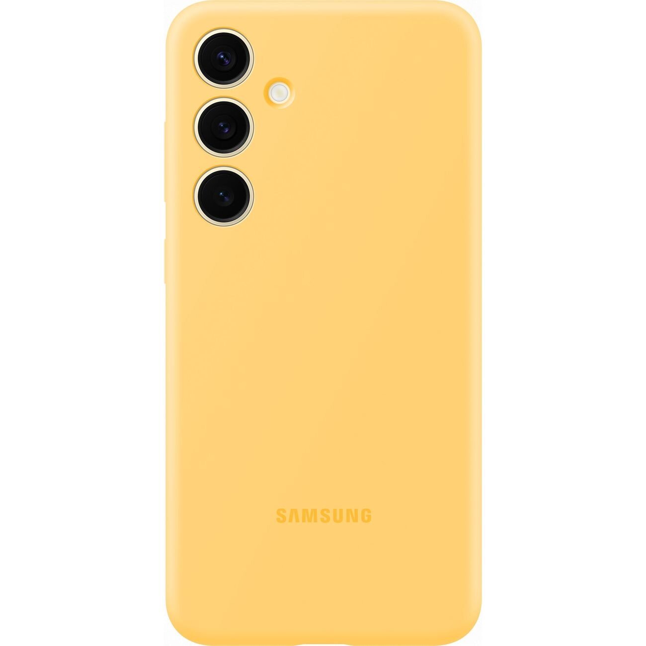 Чехол-накладка Samsung Silicone Case S24+ Yellow