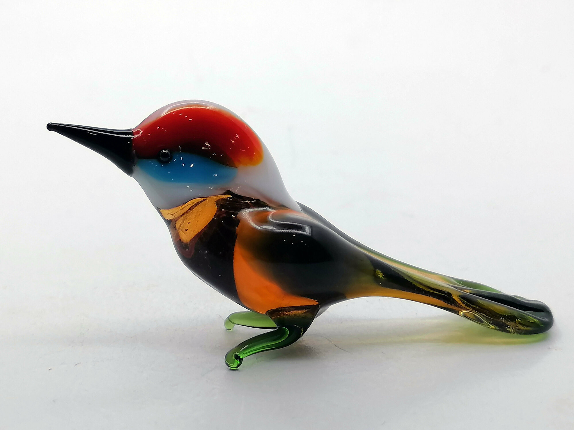 фото Фигурка из стекла "Птица"