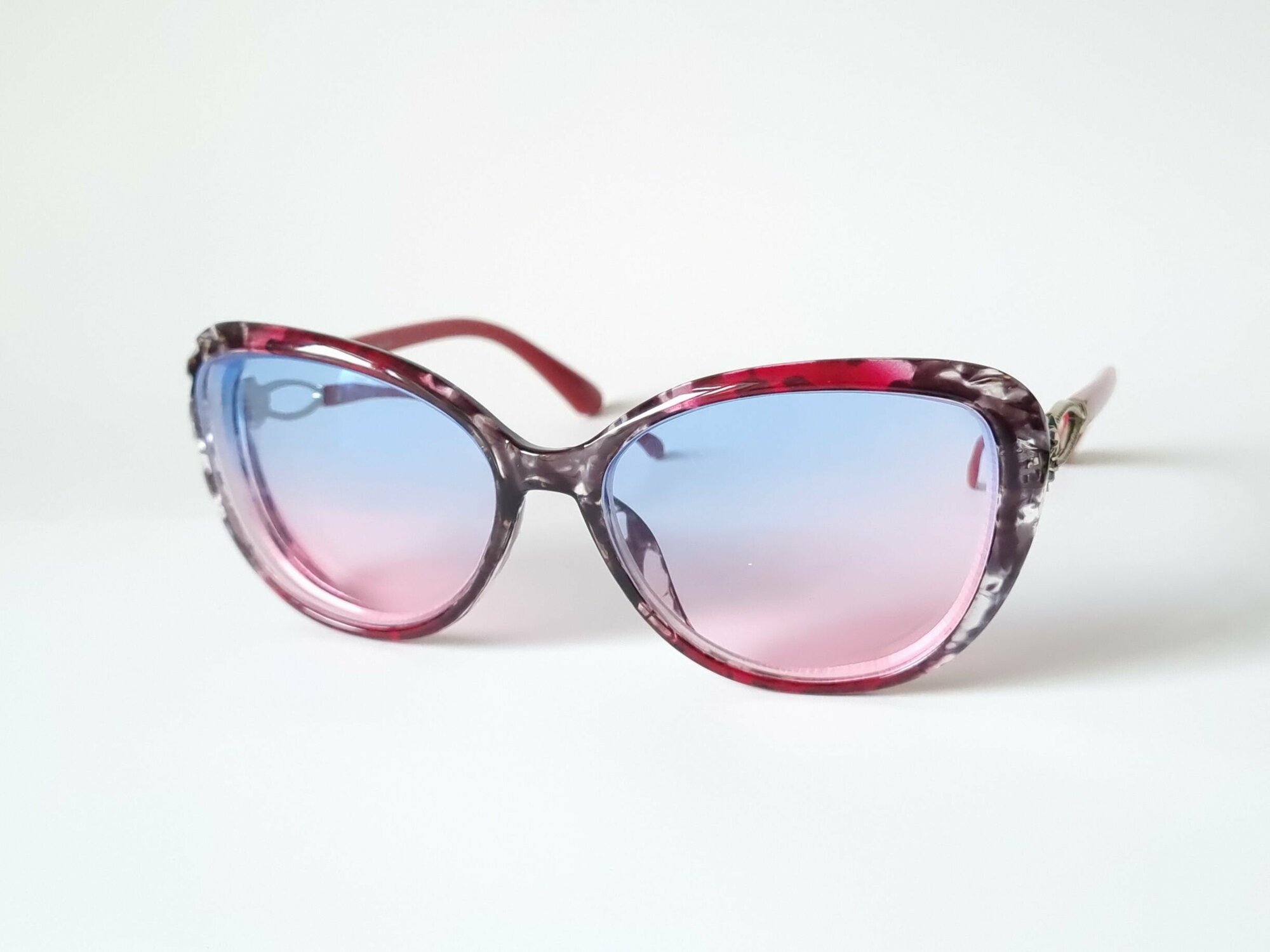 Готовые очки Focus тонированные/ женские сонцезащитные очки 2046 с773+2