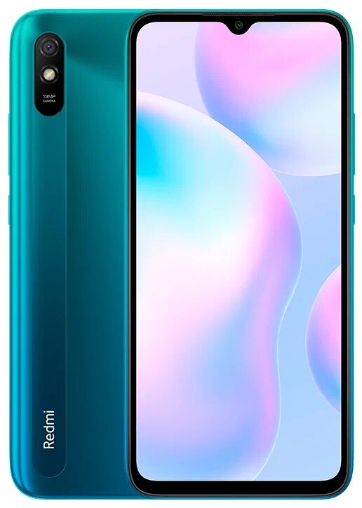 Смартфон Xiaomi Redmi 9A 2/32 ГБ RU, Dual nano SIM, зеленая аврора