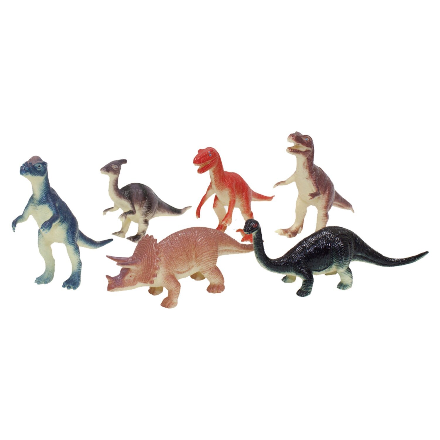 Набор животных 1Toy Набор динозавров 6 штх10 см (Т50484)
