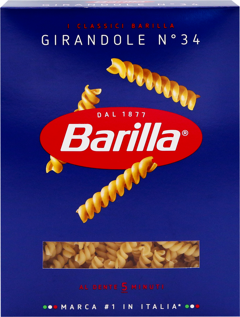 Макароны BARILLA Girandole №34, 450г