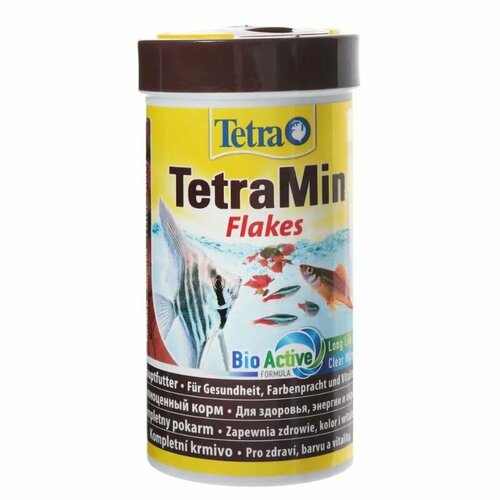 Корм для рыб Tetra Min Flakes, 250 мл