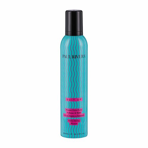 PAUL RIVERA SUIT UP EXTRA STRONG MOUSSE, 300 ML-Мусс сверхсильного действия с аргановым маслом и пантенолом, 300 мл